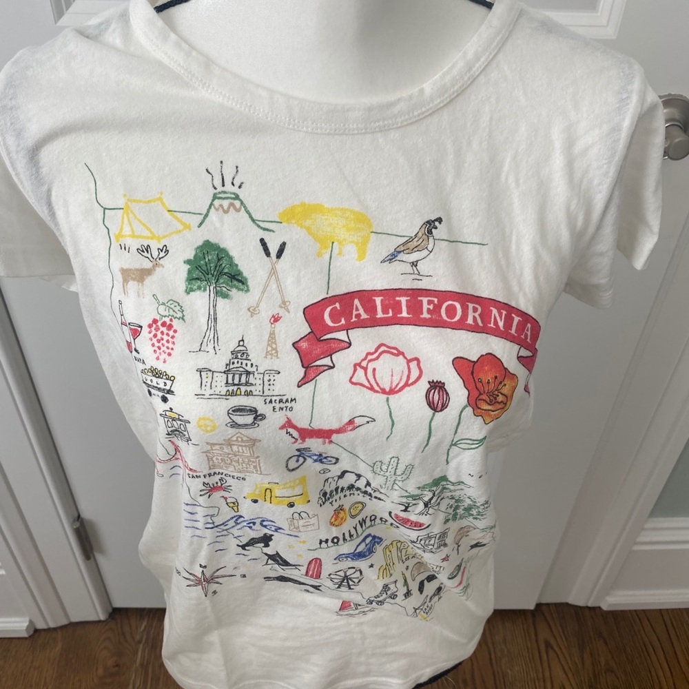 J Crew California tee-shirt